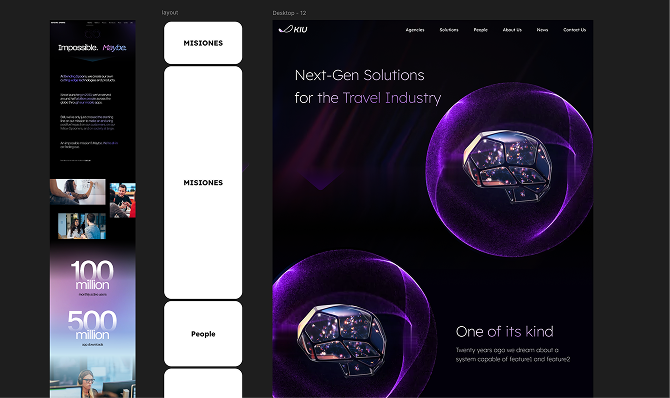 KIU Systems homepage screenshot