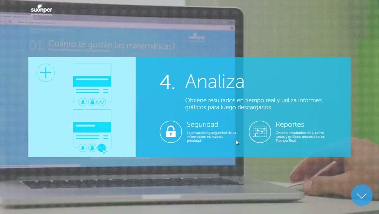 Web comercial de Suonper: 4. Analiza — entender los resultados.